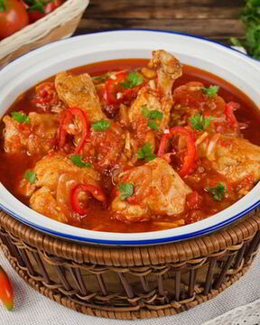 Чахохбили из курицы по-грузински