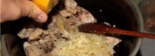 чахохбили из курицы с картошкой. Шаг 7