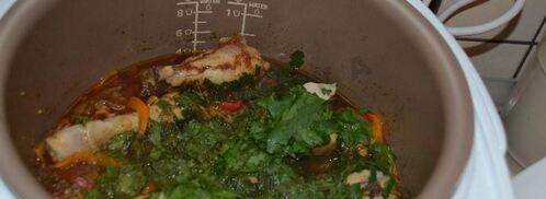 чахохбили из курицы в мультиварке. Шаг 13