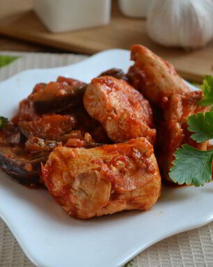 Чахохбили с баклажанами