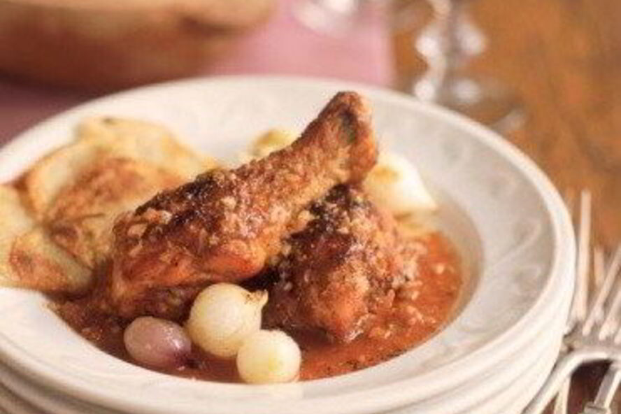 Рецепт чахохбили с белым вином