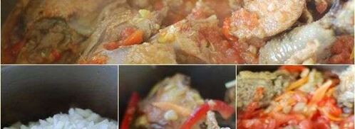 чахохбили с фазана и курицы. Шаг 18