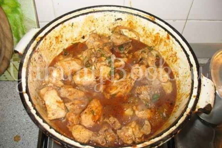 Рецепт чахохбили с куриной грудки