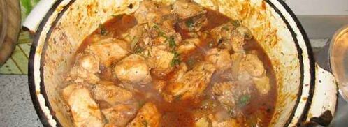 чахохбили с куриной грудки. Шаг 19