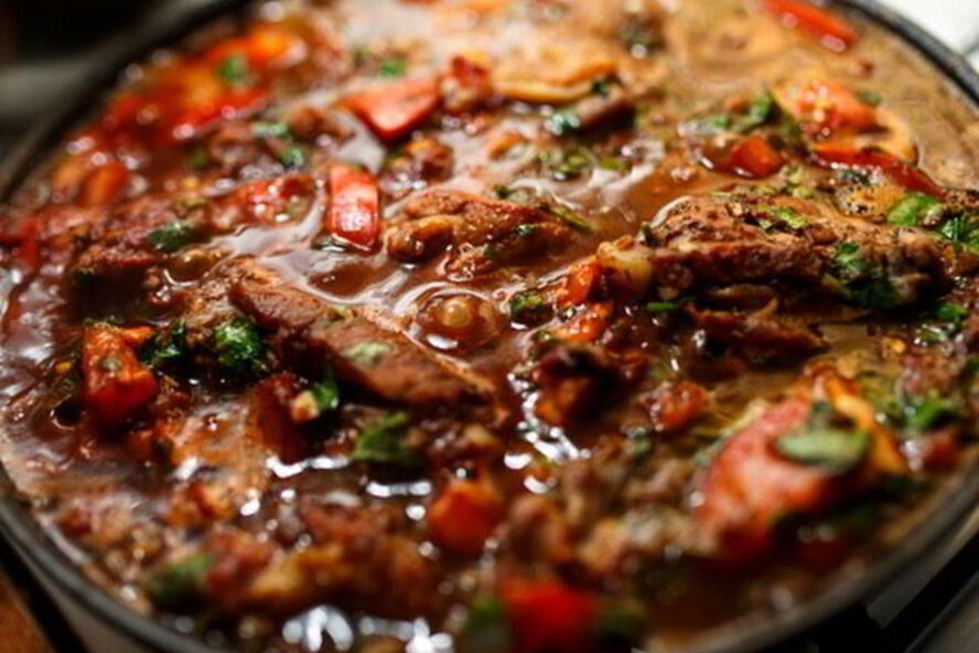 Рецепт чахохбили с курицей и картофелем