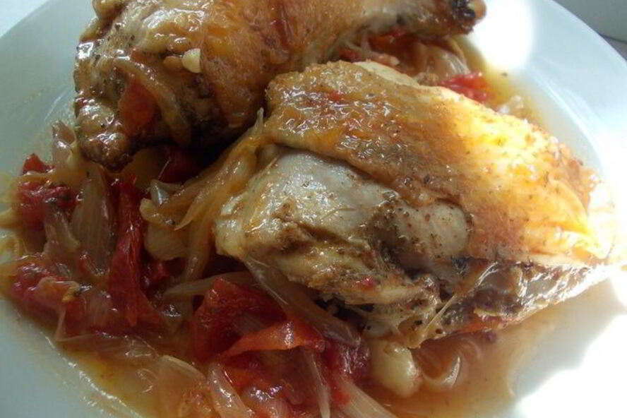 Рецепт курицы по мотивам чахохбили