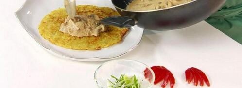 драник с грибным соусом. Шаг 6