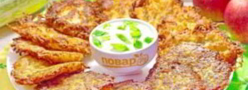 драники из картофеля, кабачка и яблока. Шаг 6