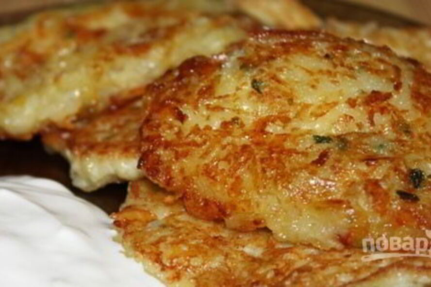Рецепт драников картофельных с сыром