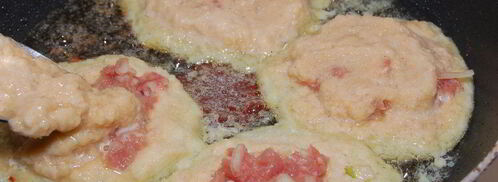 драники с фаршем. Шаг 5