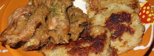 драники тушеные со свиными ребрышками. Шаг 8