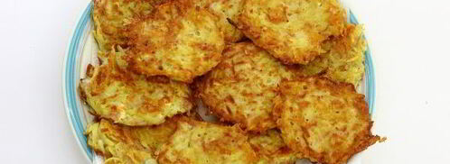 картофельные драники с колбасой и сыром. Шаг 10