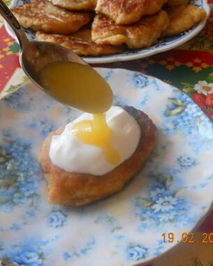 Латкес из яблок — яблочные драники