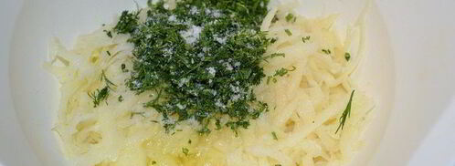 лосось на картофельном дранике. Шаг 4