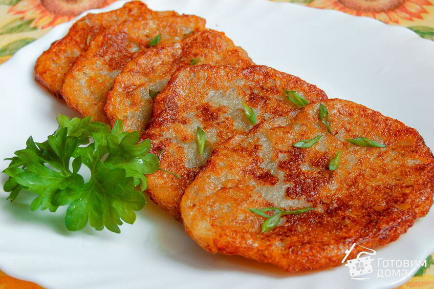 Рецепт постных драников без яиц