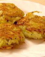 Постные драники с базиликом