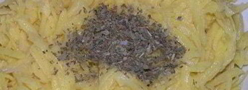 постные драники с базиликом. Шаг 3