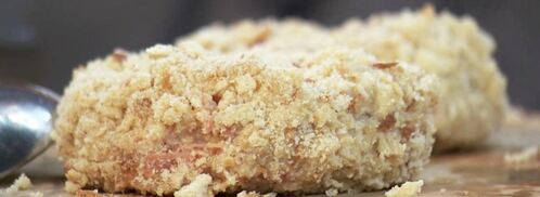 сэндвич с консервированной ветчиной и драником. Шаг 7