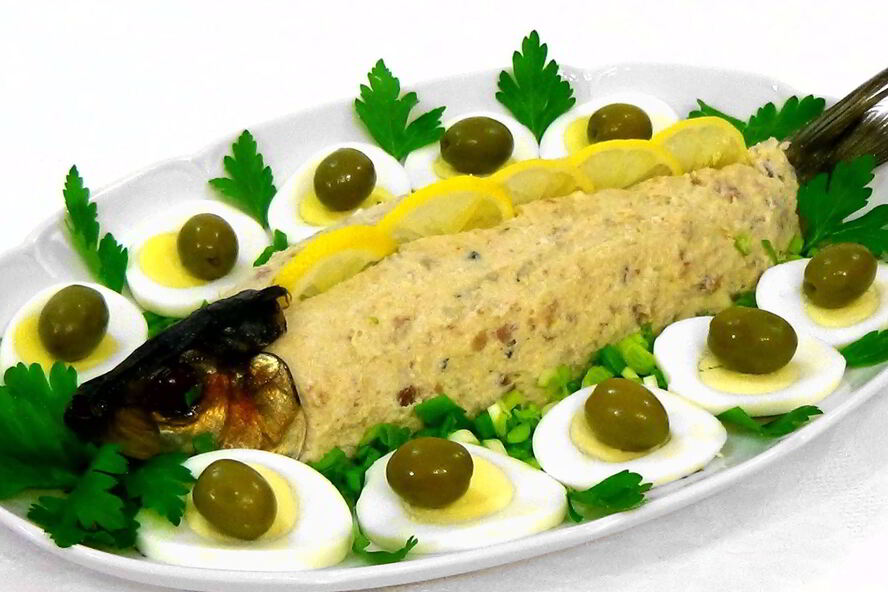 Рецепт форшмака из сельди праздничный