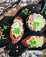 Форшмак из сельди с зеленым яблоком