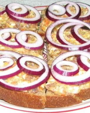 Форшмак с морковью и плавленным сыром