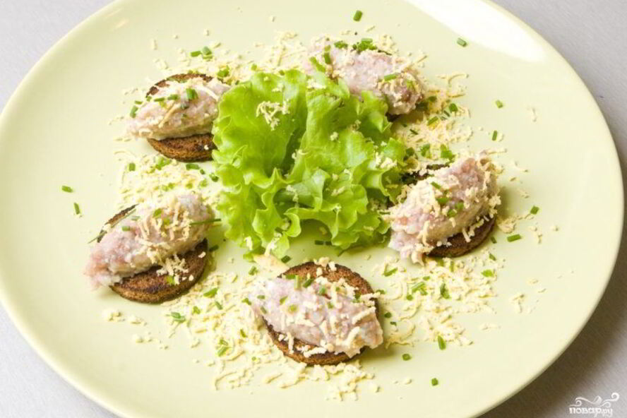 Рецепт форшмака с плавленым сыром и морковью