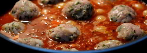 фрикадельки из индюшки в испанском стиле. Шаг 7