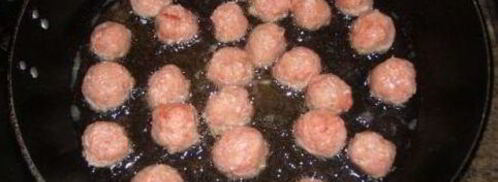 фрикадельки с зелеными перчиками. Шаг 3