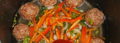 фрикадельки в мультиварке. Шаг 4