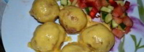 фрикадельки в сырной шубке. Шаг 10