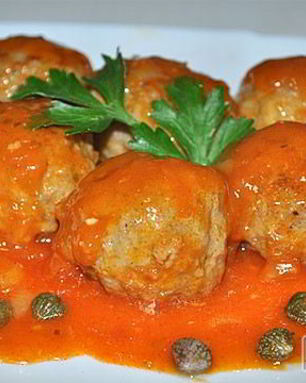 Мексиканские фрикадельки в томатном соусе