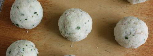 рыбные фрикадельки с соусом айоли. Шаг 8