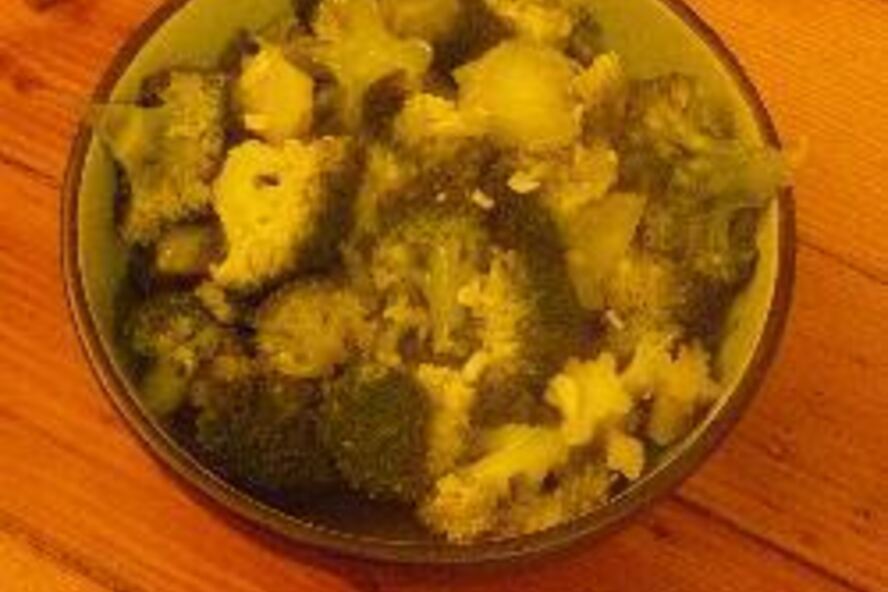 Рецепт гарнира из брокколи с чесноком