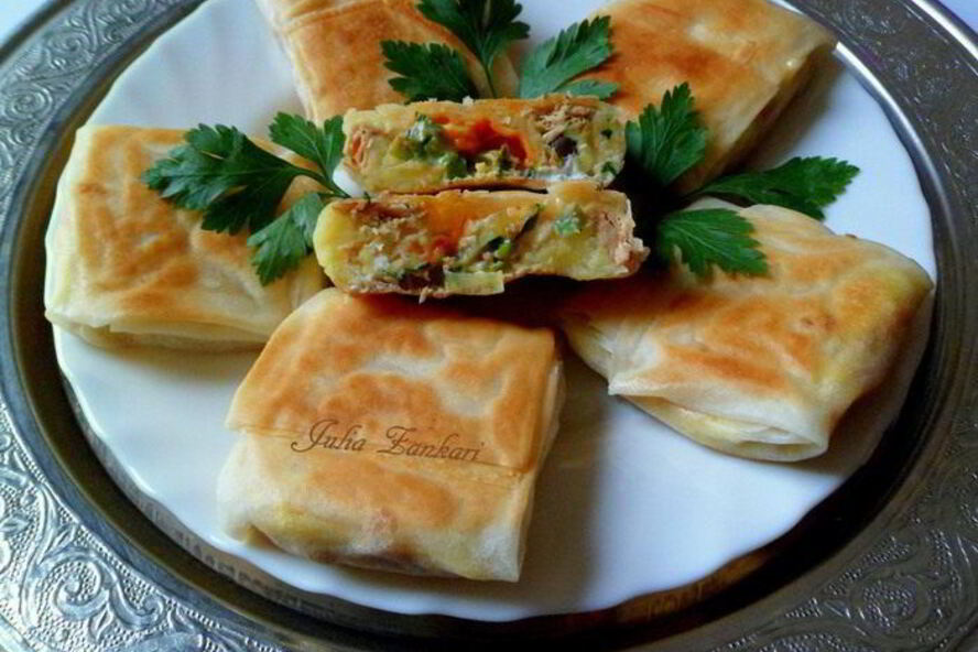 Рецепт брика — картофеля с тунцом и сыром