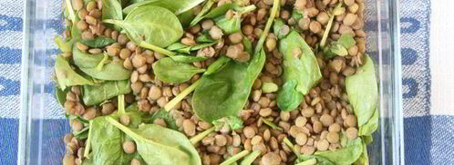 чечевица со свеклой и шпинатом. Шаг 10