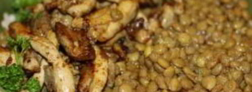 чечевица со свининой и овощами. Шаг 5