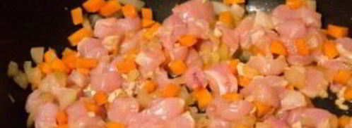 чесночный рис с курицей. Шаг 7