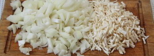 горошница с тушеными кореньями. Шаг 4