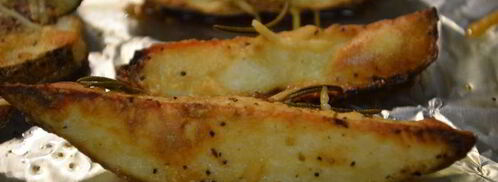 картофель дольками с пармезаном и розмарином. Шаг 4