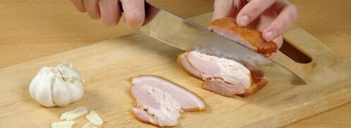 картофель с беконом в фольге. Шаг 3