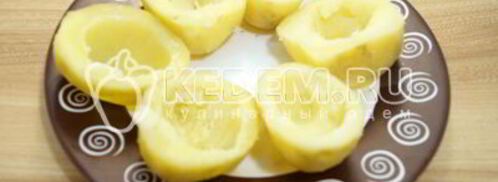 картофель с селедкой. Шаг 4