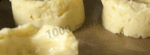 картофельные гнезда с курицей в духовке. Шаг 8