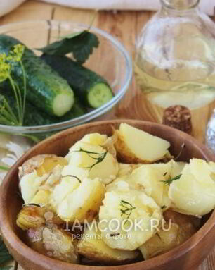 Картошка в мундире в фольге в духовке