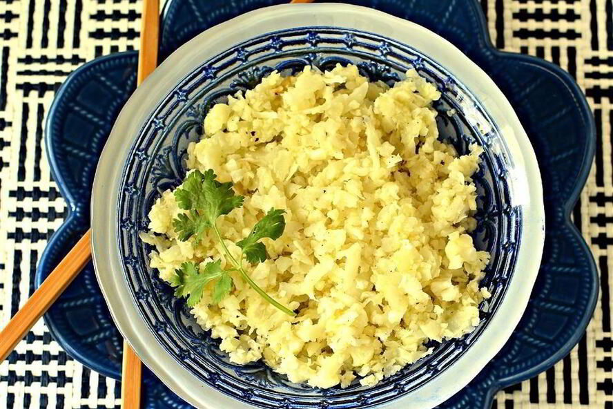 Рецепт низкоуглеводного риса из цветной капусты