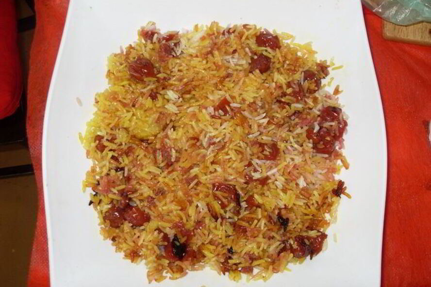 Рецепт риса с черешней