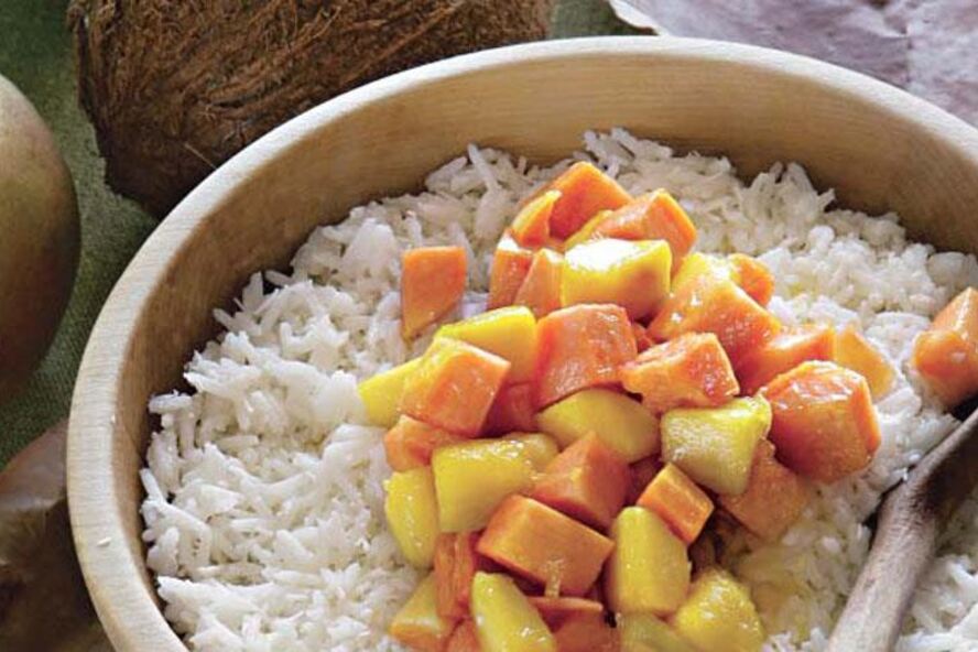 Рецепт риса с фруктами по-малийски