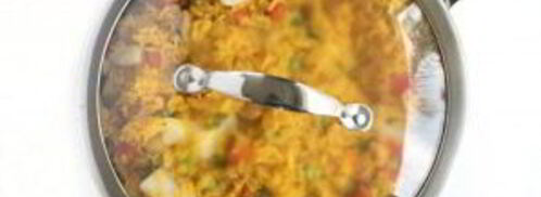 рис с морепродуктами и овощами. Шаг 8