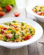 Рис с овощами по-гречески