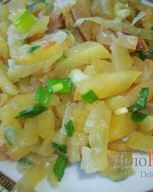 Жареная картошка с луком