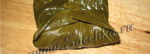 долма из виноградных листьев в мультиварке. Шаг 7